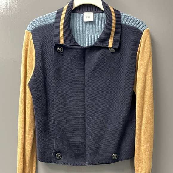 Cabi “School/Letterman” Cardigan. Multi Color, size small. - Picture 6 of 11